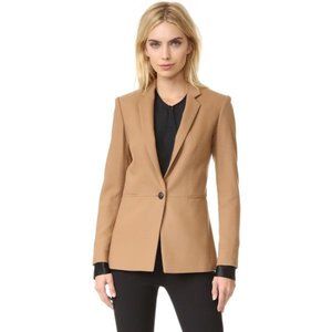 RAG & BONE EMMET WOOL BLAZER US SIZE 2 IN CAMEL TAN